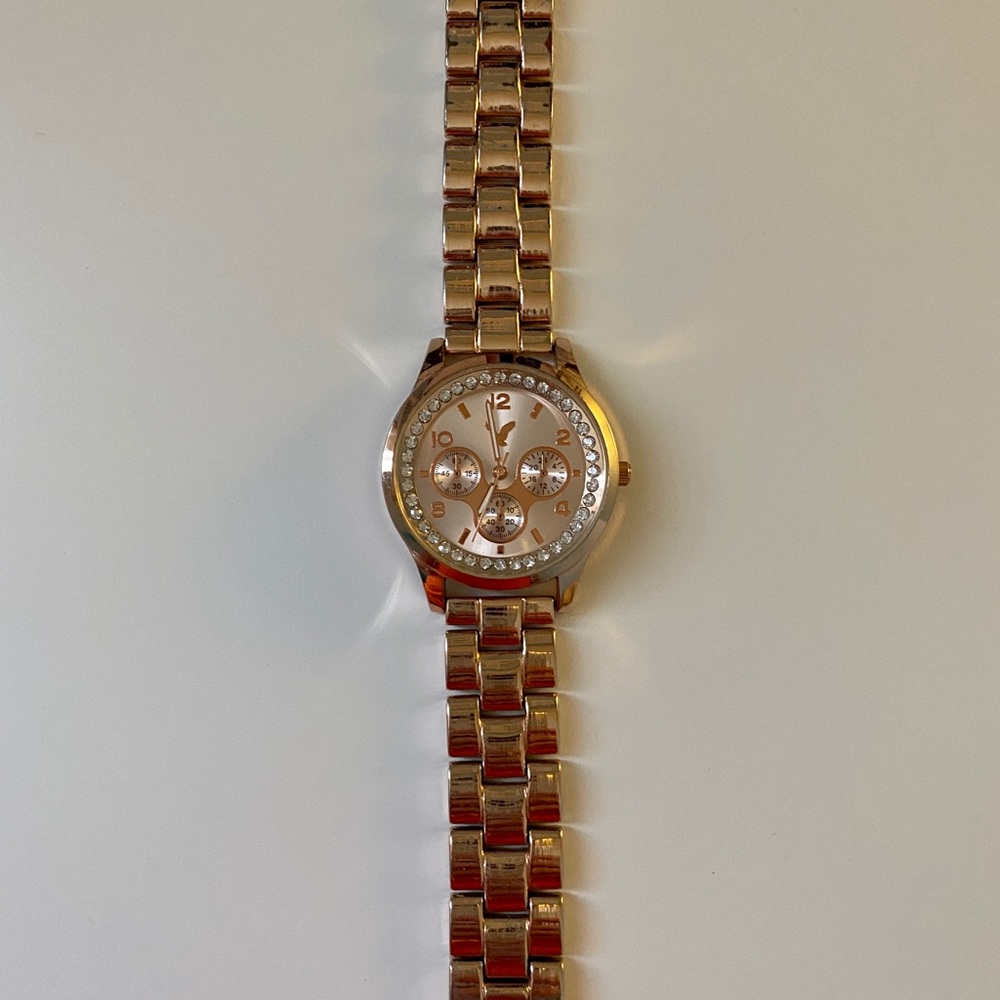 Rose Gold Colored Watch!